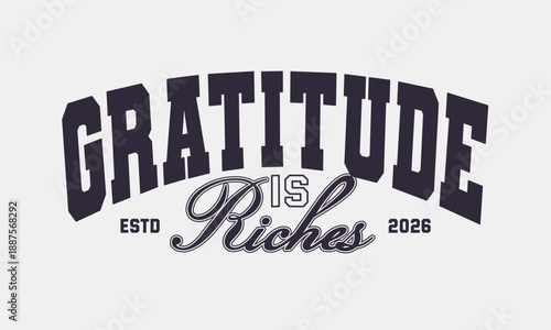 Retro typography college varsity motivational quote slogan print for graphic tee t shirt or sweatshirt - Vector