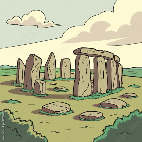Stonehenge illustration