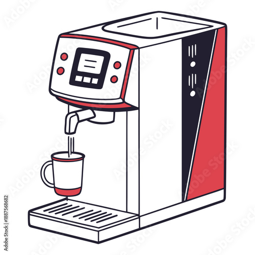 Modern coffee maker