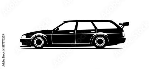 Modified Station Wagon in Black