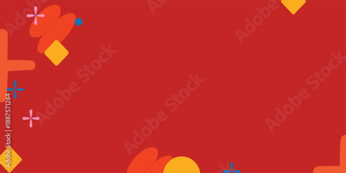 creative cover design. Social media banner template. Editable mockup for stories, post, blog, sale and promotion. Abstract modern coloured shapes, line arts background 