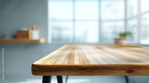 Wooden table edge