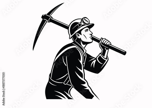 Construction Worker Silhouette Vector