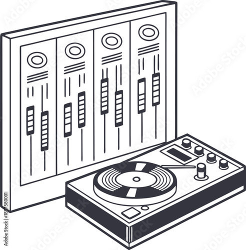 business graph on digital tablet pc