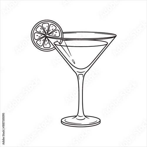 cosmopolitan line art coloring oage