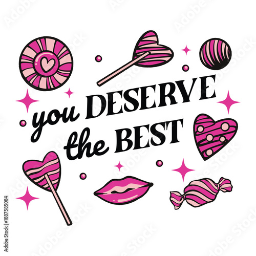 Self Love Club Quotes Affirmations Mantras theme valentine day