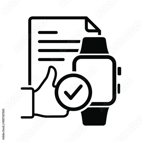 Digital application approval verified using smartwatch and handheld device