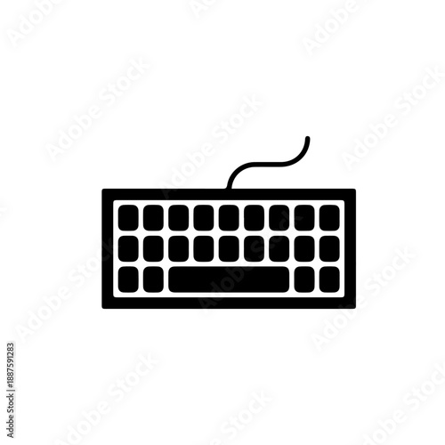 Touchpad Keyboard Vector Illustration