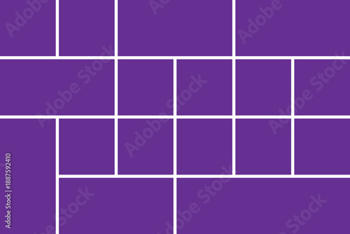 Purple brick wall pattern with white grout lines