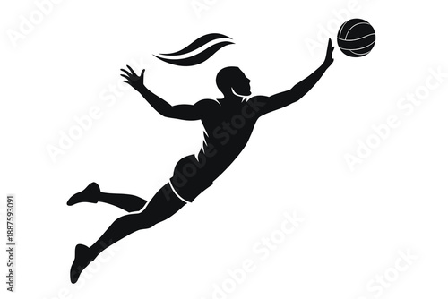 basketball player silhouette