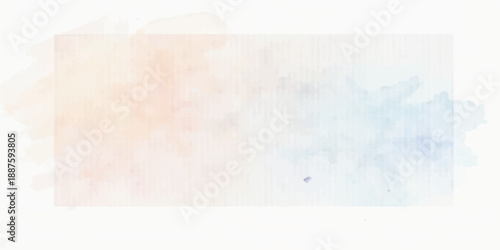 Abstract blue watercolor background with copy space featuring a vintage grunge paper texture and an aged antique parchment design for an artistic retro illustration