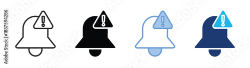 Interruption icon set multiple style collection