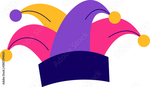 April Fool Hat Illustration