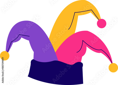 April Fool Hat Illustration