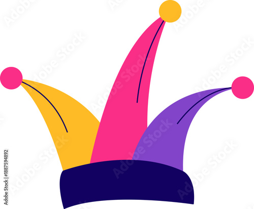 April Fool Hat Illustration