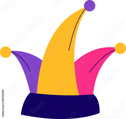 April Fool Hat Illustration