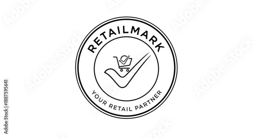Retailmark Logo with Shopping Cart Symbol.