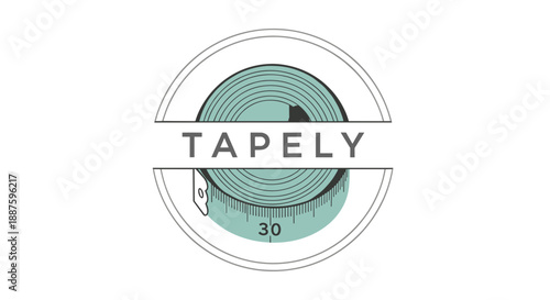 Tightly Wound Roll of Adhesive Tape.