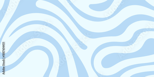 Abstract background seamless pattern with colorful waves. Trendy vector illustration in retro psychedelic style, abstract decoration