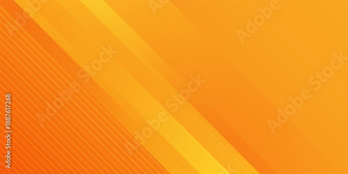 Abstract vector orange background with diagonal lines. Dynamic shapes composition. with a modern concept style