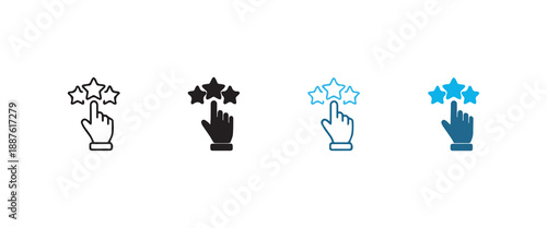 Customer Review Rating Star Icon