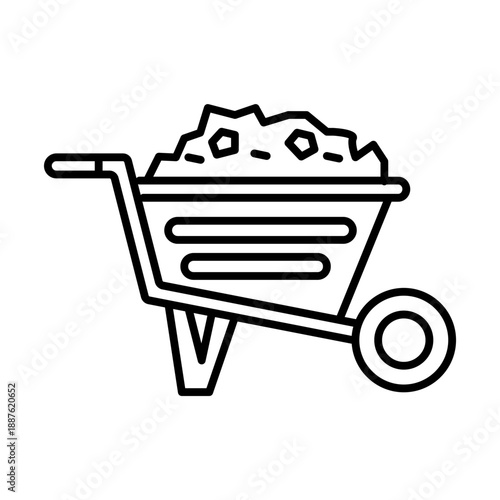 Wheelbarrow icon
