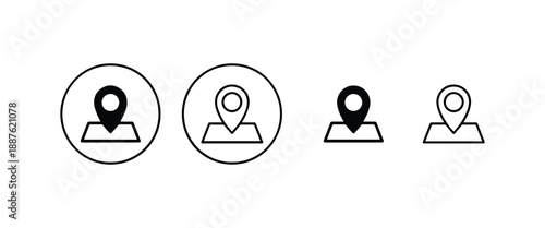 Vector Icon for Geo Location Pin