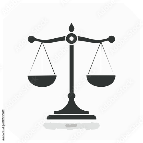 Classic balance scale symbolizing justice, equality, and measurement of fairness