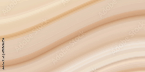 A luxury brown silk fabric background features a smooth satin texture with soft flowing waves and shiny golden curves for a sophisticated textile backdrop design