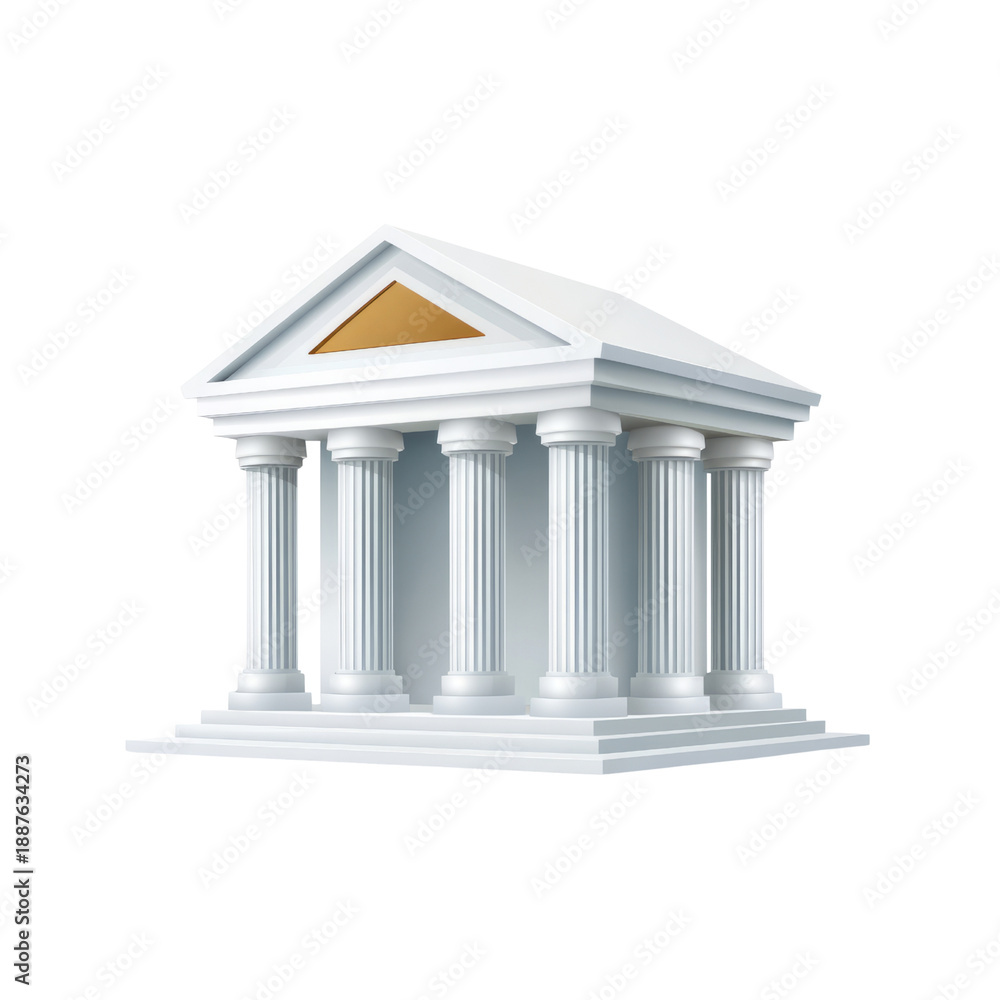 Obraz premium Elegant classical building with architectural design