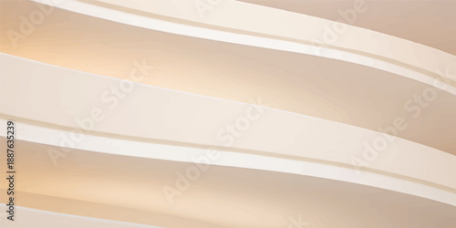 Vector illustration of a cream tube on a blank beige cardboard surface with a vintage brown paper texture and an abstract grunge pattern design