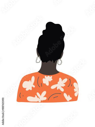 natural posture woman back shoulder focus