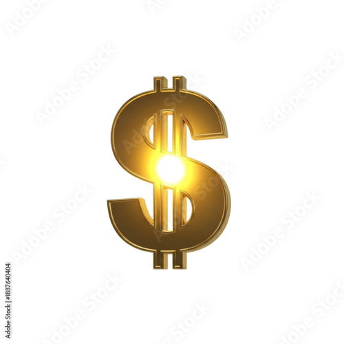 golden dollar sign
