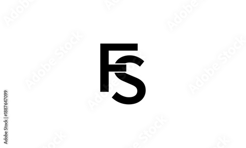 FS initial letters logo or FS monogram