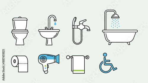 Bathroom Fixtures and Accessories Collection.