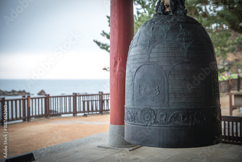 Naksansa Temple's bell and the sea