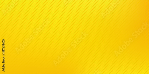 Modern bright yellow background with lines pattern abstract