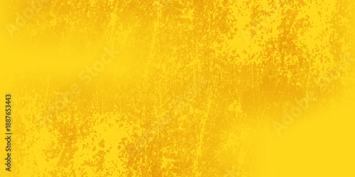 Modern yellow watercolor painted paper texture background banner panorama art simple modern