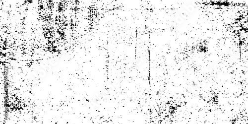 An abstract grunge wallpaper design featuring a dirty black ink splash and liquid paint drips on a stained paper texture pattern illustration