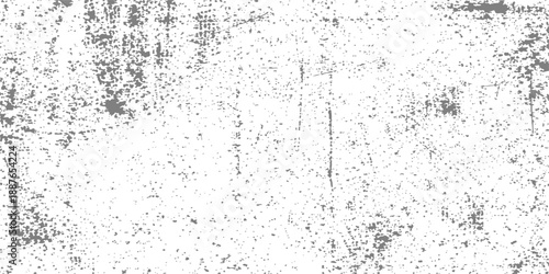 Grungy gray concrete wall with a rough stone texture and vintage paint drips creates an old weathered surface design for a dirty cement backdrop