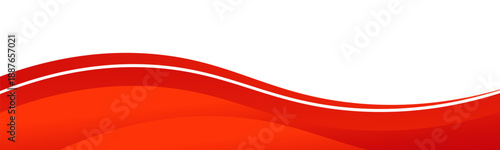 Abstract modern red line background curve element with white space for text and message design, overlapping layers, eps10