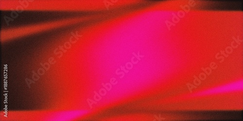 Abstract Red Pink Grain Texture Background with Neon Glow and Warm Gradient. abstract background with red pink  lights
