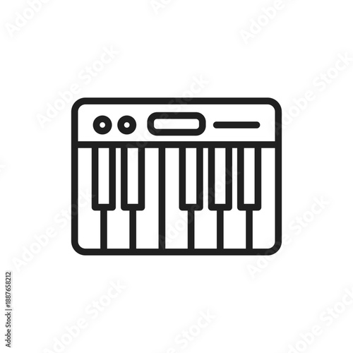 Piano Keyboard Icon
