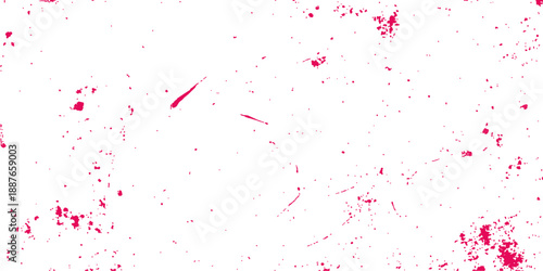Red paint splashes and watercolor ink splatters create a grunge art texture design with a liquid pattern backdrop and brush strokes on a paper wallpaper background