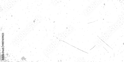 Aged white paper texture and vintage rough cement wall pattern create a blank grunge backdrop with a dirty gray concrete material design