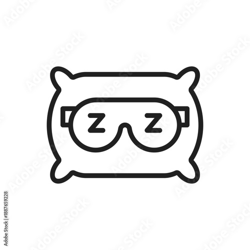 Sleeping Mask Icon
