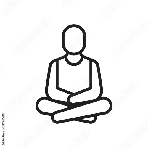 Meditation Pose Icon