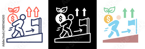 Future Growth linecolorfull icon