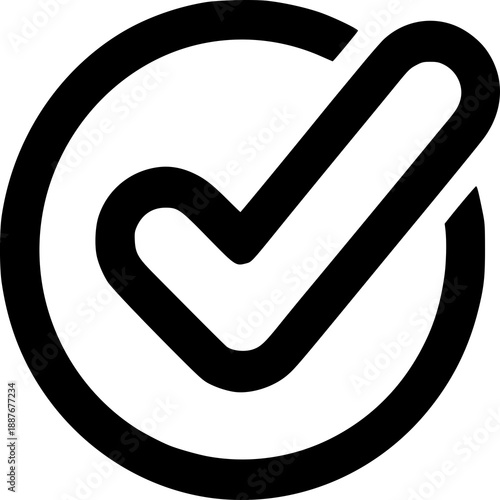 Green 3D check mark icon vector illustration approved symbol