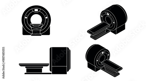MRI Scanner Medical Equipment for Diagnostic Imaging.